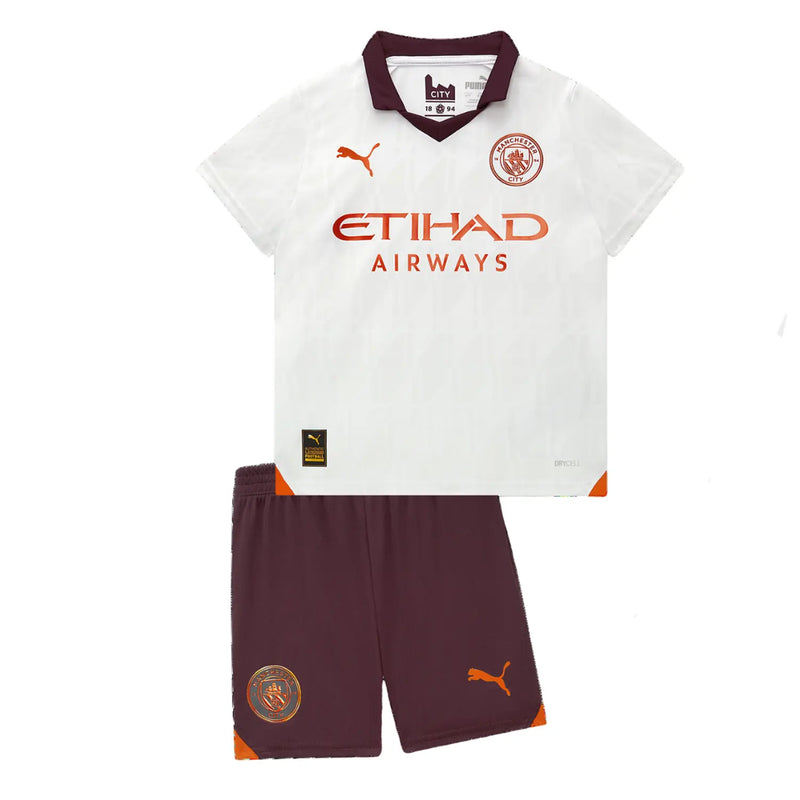 Conjunto Criança Manchester City Alternativo 23/24