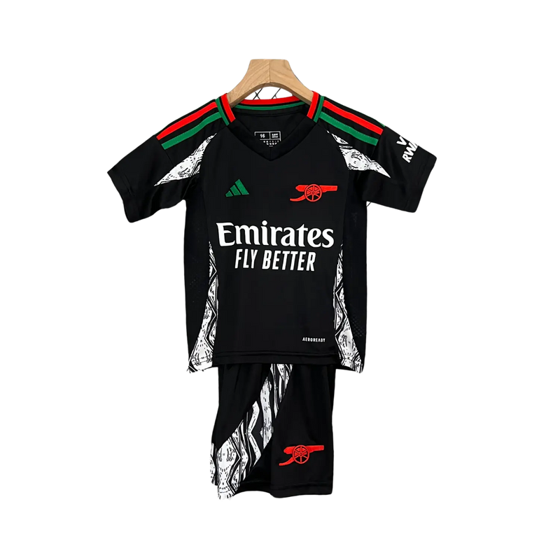 Conjunto Criança Arsenal Alternativo 24/25