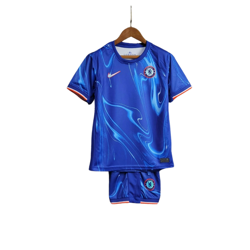 Conjunto Criança Chelsea Principal 24/25